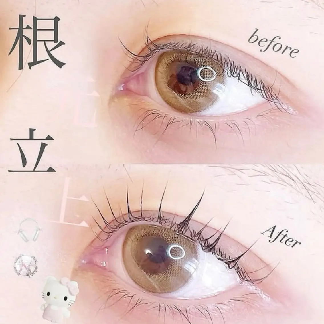 まつげパーマ×アイシャンプーの写真