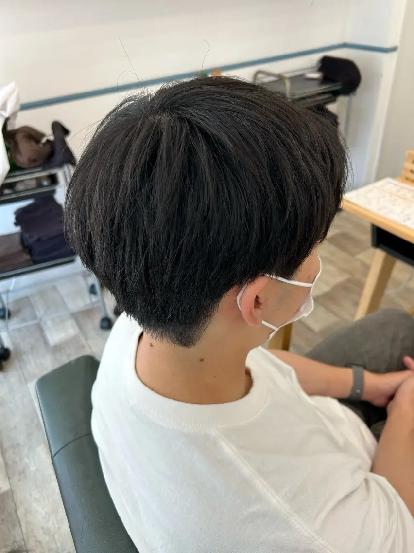 ショート マッシュヘア カット 青木 優雅のヘアスタイル