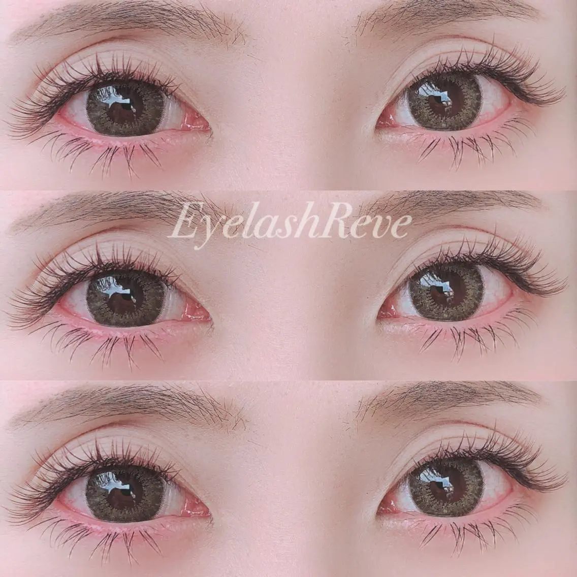 マツエク・マツパ カラーマツエク フラットラッシュ 下まつげエクステ ボリュームラッシュ Eyelash Reveのマツエク・マツパデザイン