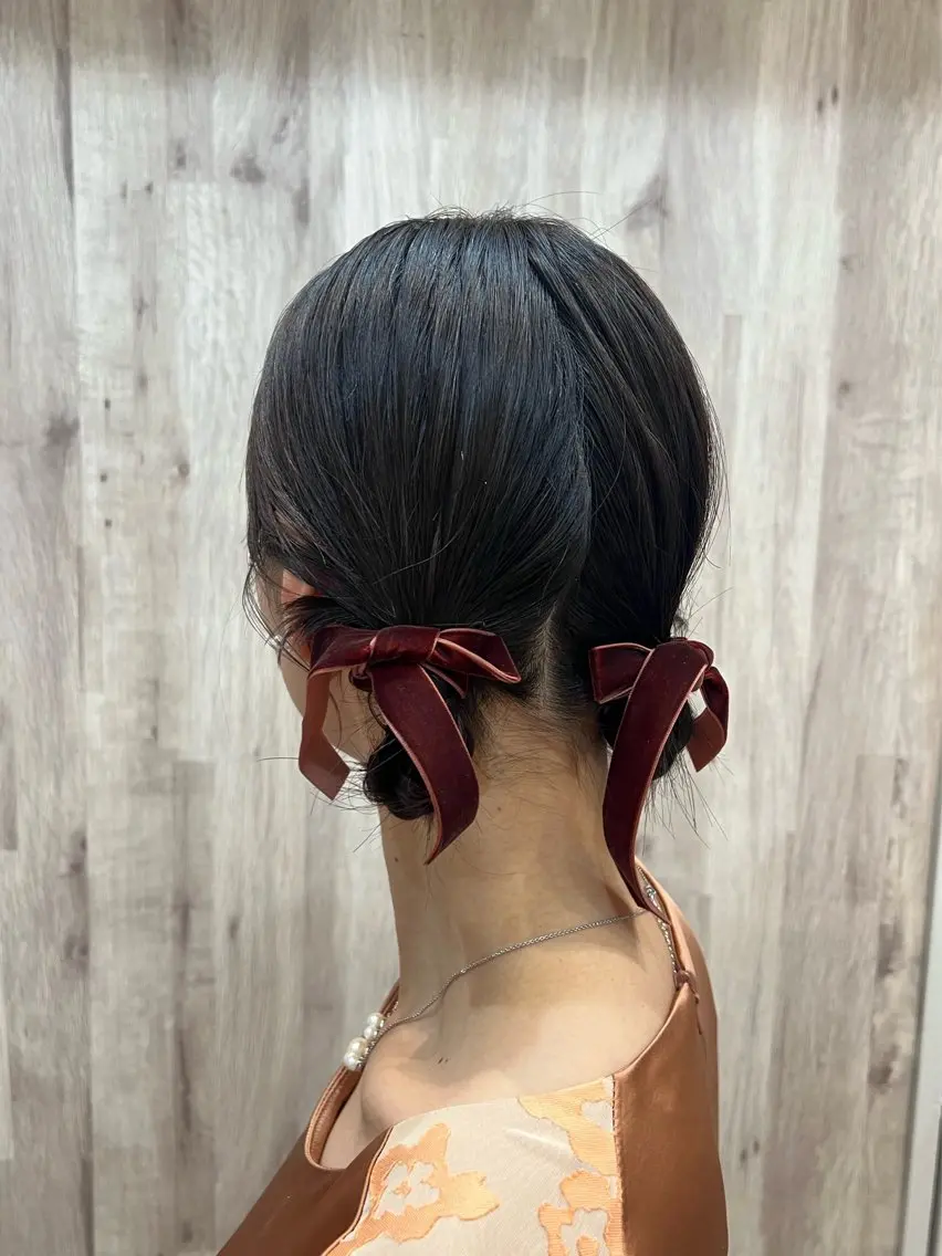 ネイル ヘアセット ヘアメイクネイリスト hidemi中目黒のヘアスタイル