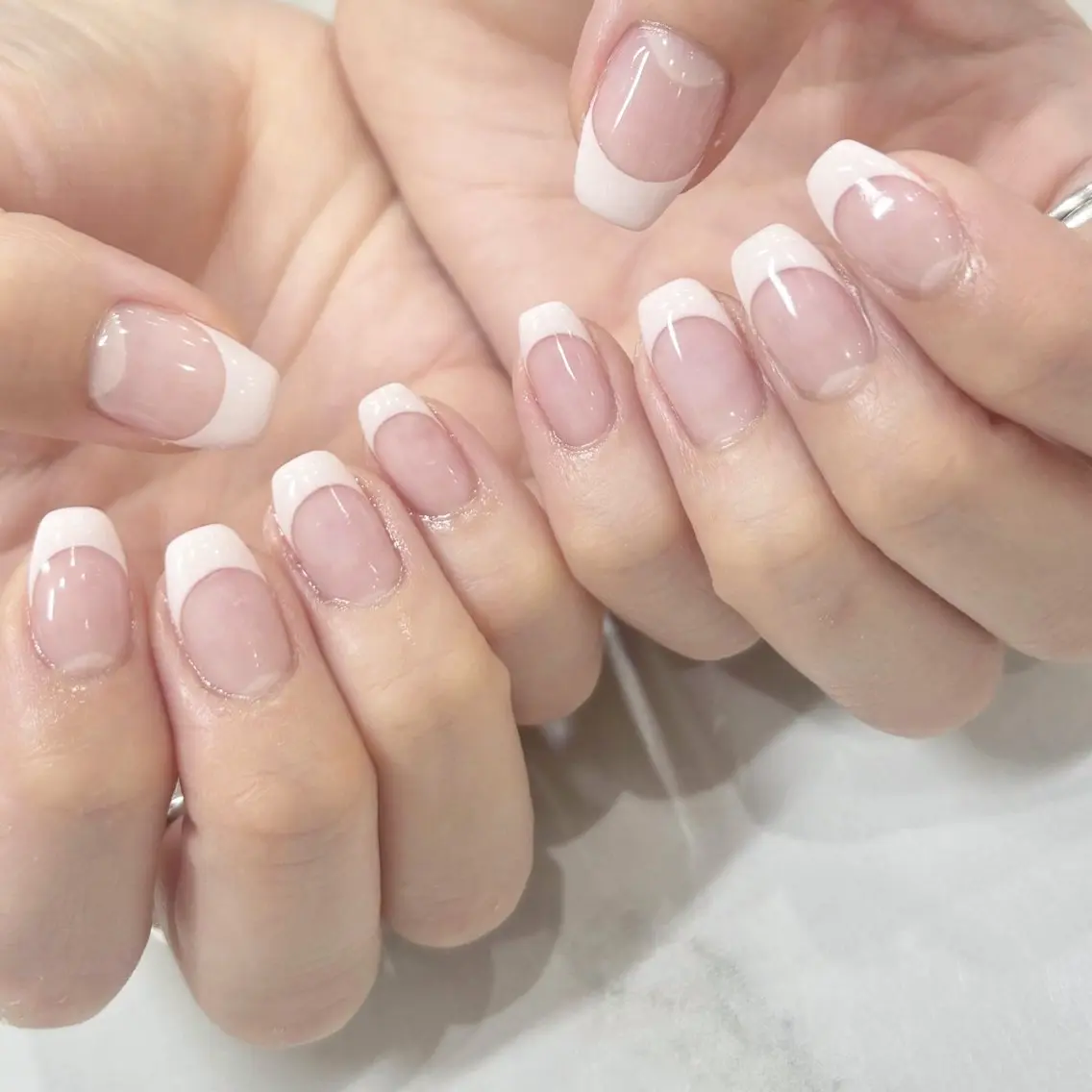 🍒フレンチ(ベースクリア)の写真