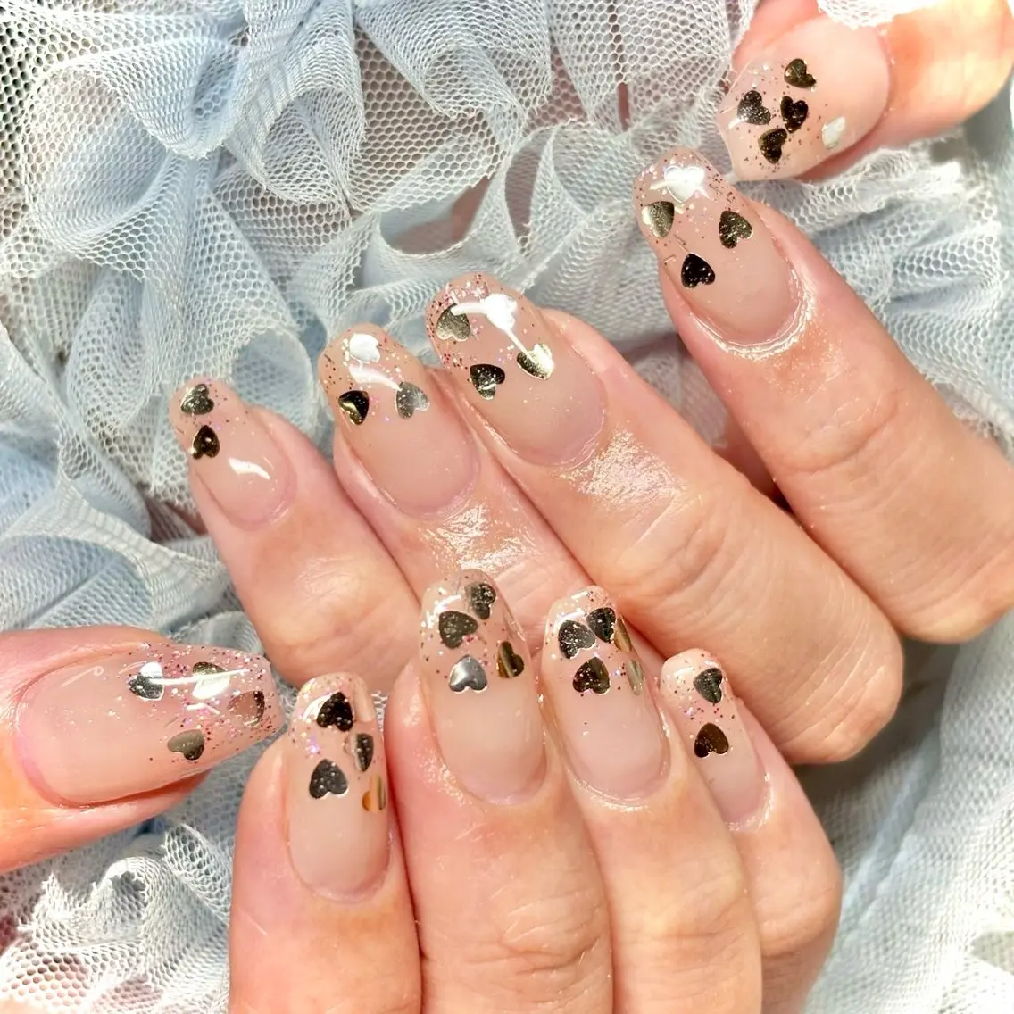 ネイル バレンタイン 冬ネイル miminon 自宅ネイルサロンのネイルデザイン