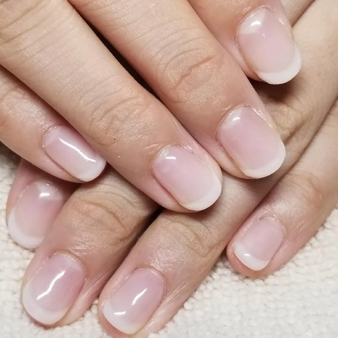 ネイル クリアネイル フレンチネイル ハンドネイル よしだ ひろきのネイルデザイン
