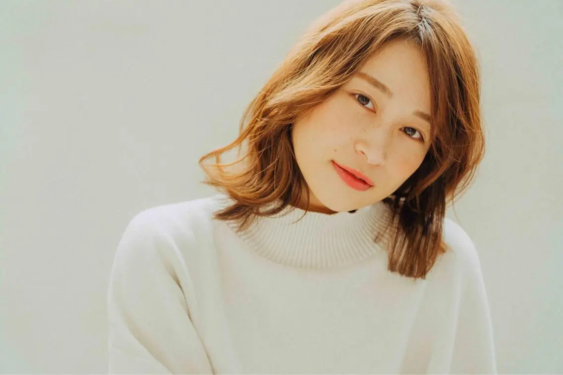 セミロング カラー パーマ ヘアアレンジ メンズ キッズ ネイル マツエク・マツパ メンズウルフカット アディクシーカラー 透明感カラー ボブ ウルフカット 藤井 仁紀のヘアスタイル