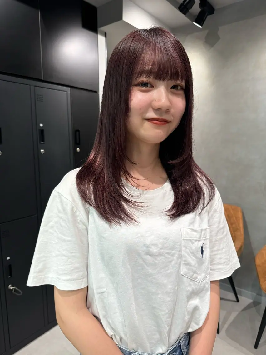 【 透明感 】シルク艶カラー＋Aujua 4stepトリートメント✨の写真