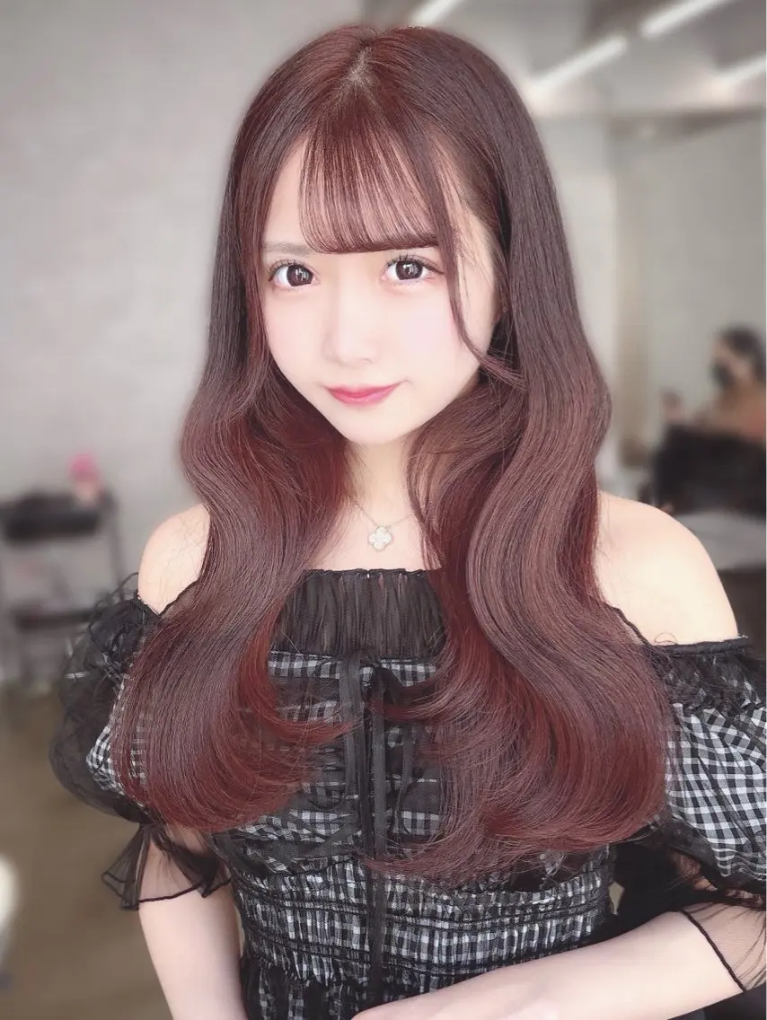 セミロング 暗色カラー/レイヤー 🩶KAITOのヘアスタイル