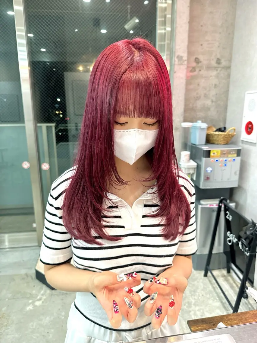 🤍🫧ワンカラー 〈ブリーチなし〉🎧🤍の写真