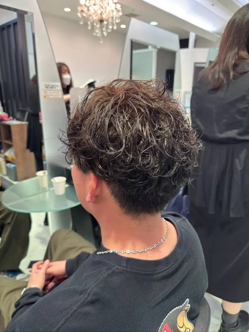 ショート パーマ メンズ メンズパーマ カット パーマ MURATA KOHEIのヘアスタイル