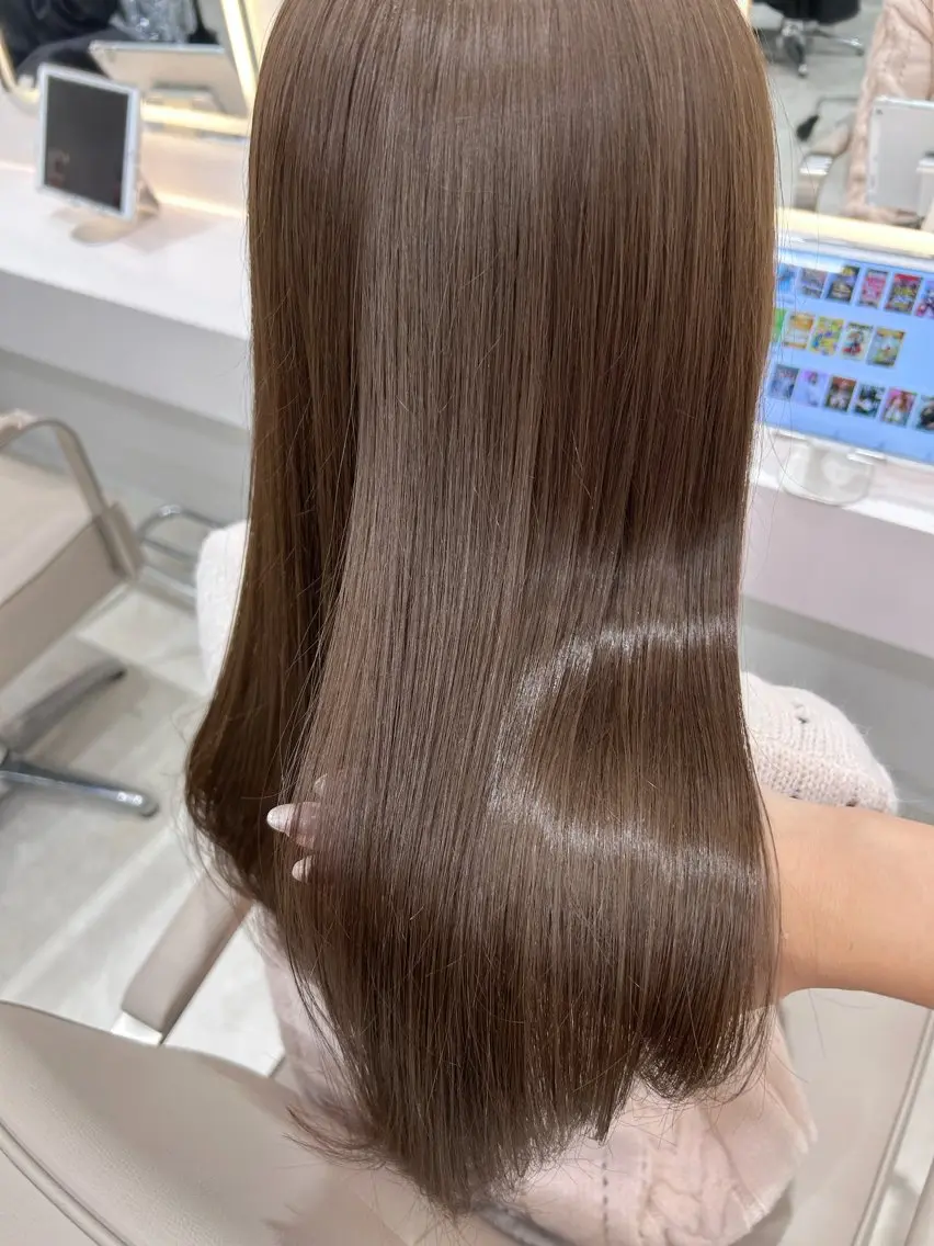 ロング カラー ヘアカラー トリートメント ダブルカラー髪質改善 /Annaのヘアスタイル