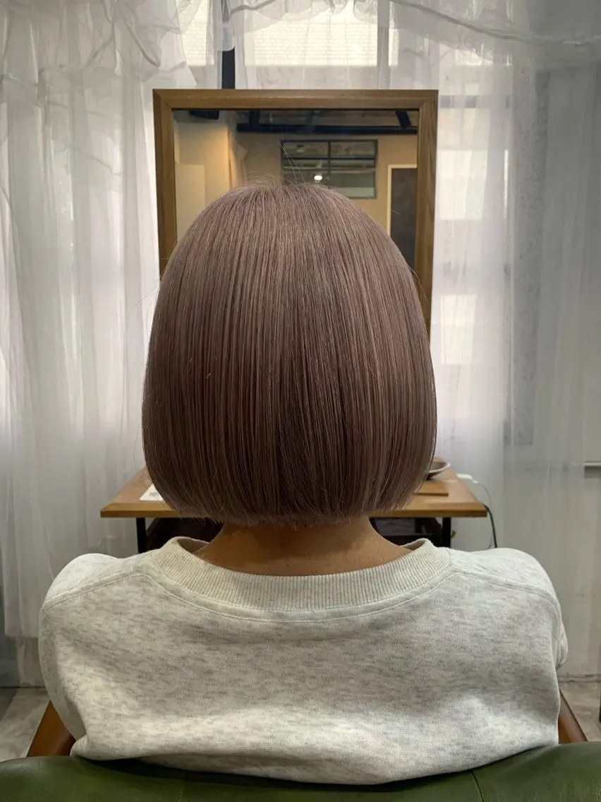 ショート ヘアカラー トリートメント LOARK HAIR 市川笑瑠のヘアスタイル
