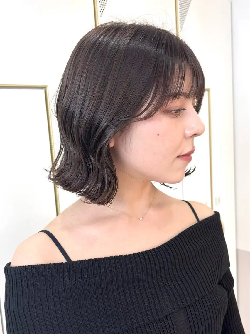 ミディアム カラー みゆき🐈⬛🪽 透明感カラー✄のヘアスタイル