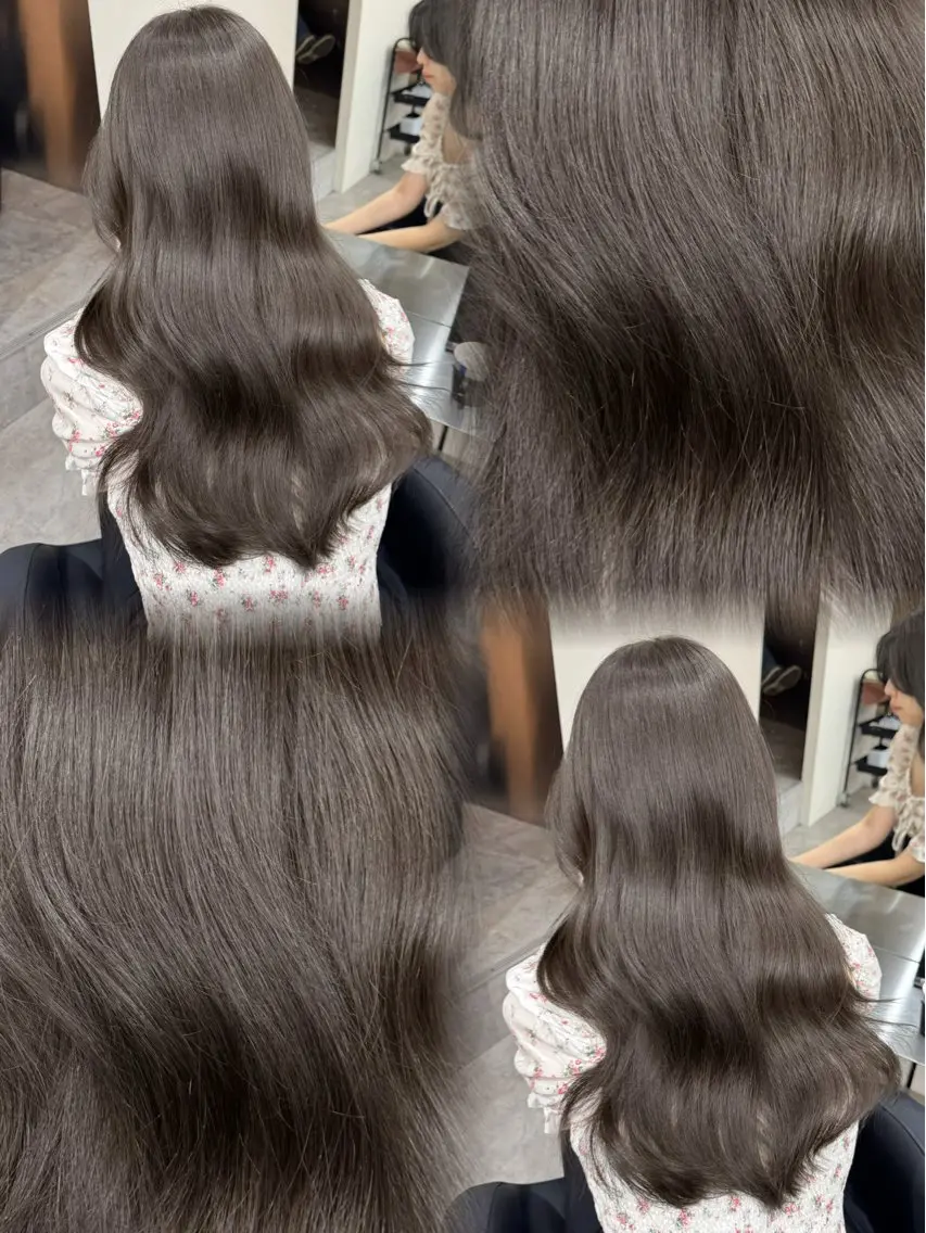 ロング カット ヘアカラー 🎀ボブ特化🎀透明 カラー/艶髪あやなのヘアスタイル