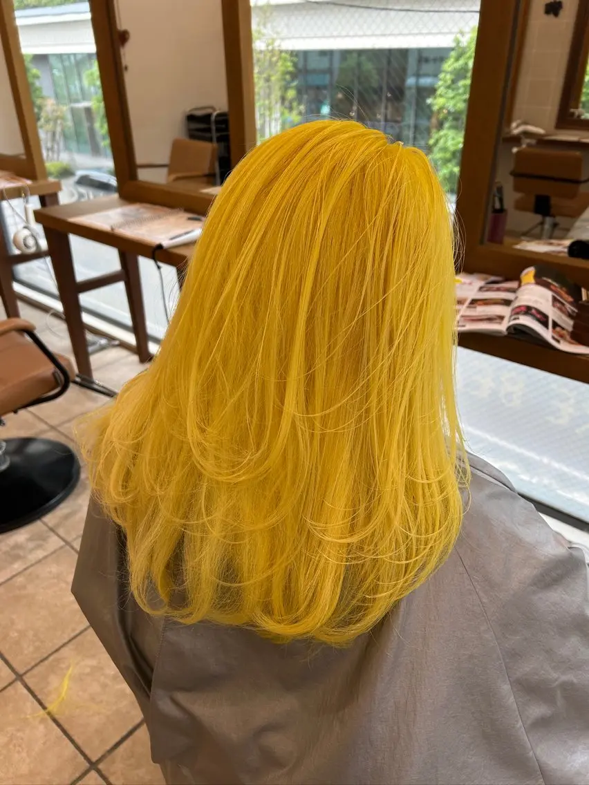 ロング レイヤーカット カット ヘアカラー 篠原 一成のヘアスタイル