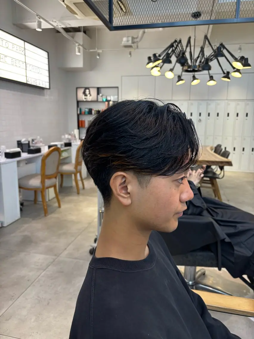 ショート パーマ メンズ カット men's/perm colorDaijuのヘアスタイル