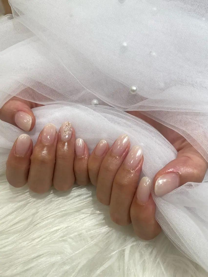 ネイル グラデーション ハンドネイル ハンドケア 木村 ネイルステーションのネイルデザイン