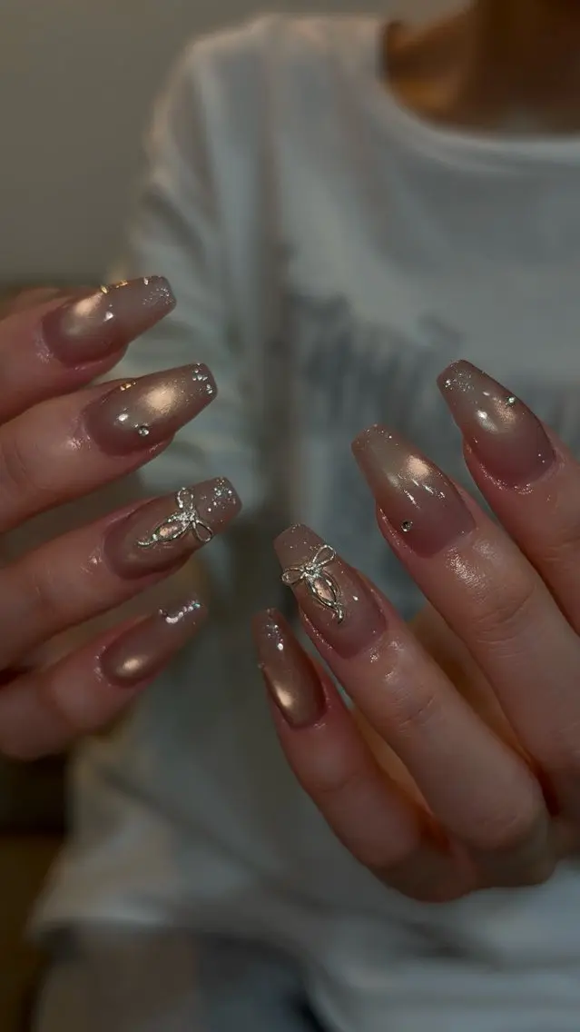 ネイル マグネットネイル ハンドネイル nué nail 【halu】のネイルデザイン