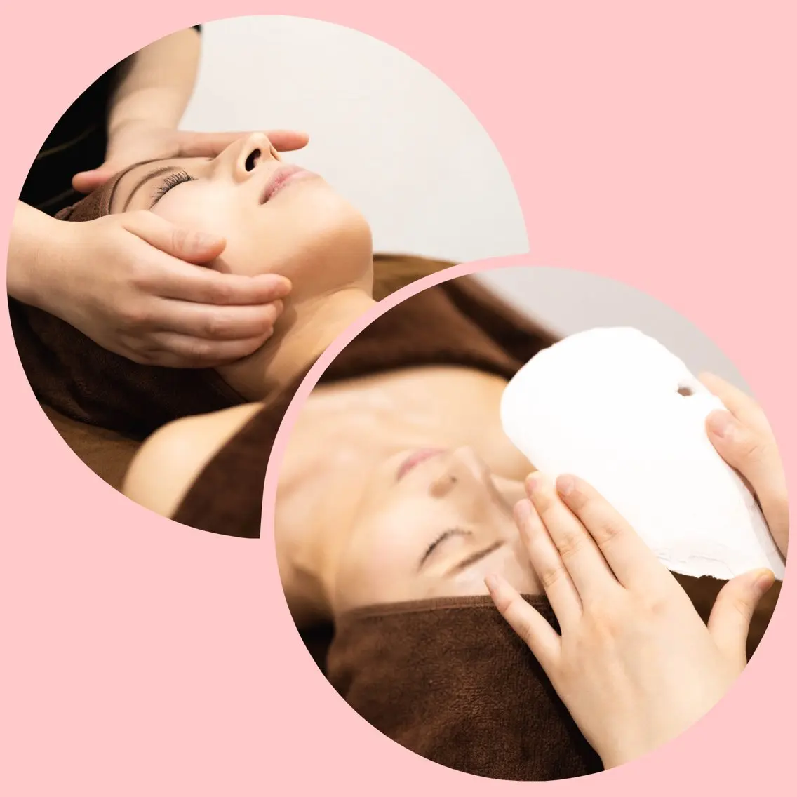 【男女共通人気NO.2】上半身ケア+小顔コルギ+石膏パック80分 6,000円の写真