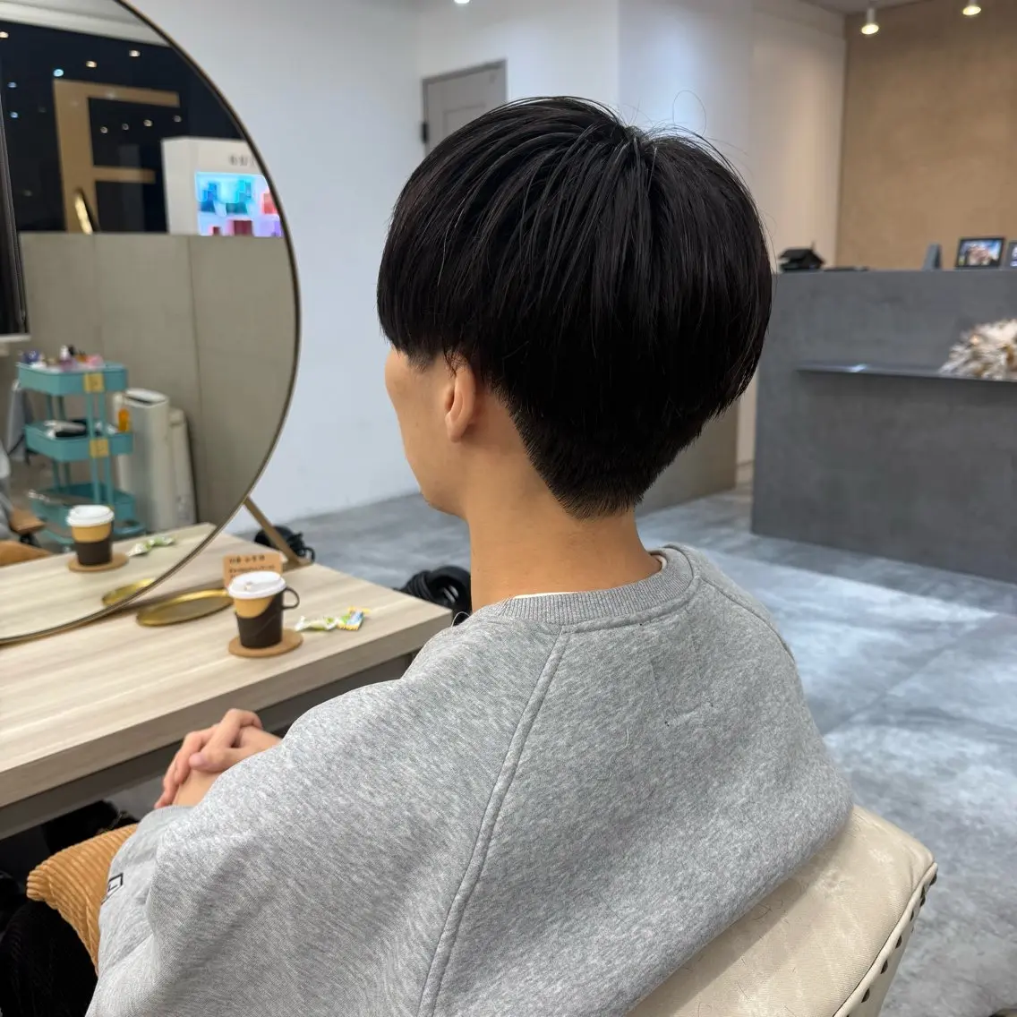 メンズ 早田 華のヘアスタイル