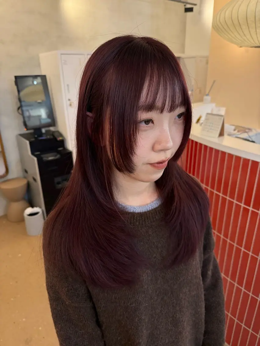 ロング カラー レイヤーカット ❤️アヤカ レイヤーカット❤️のヘアスタイル