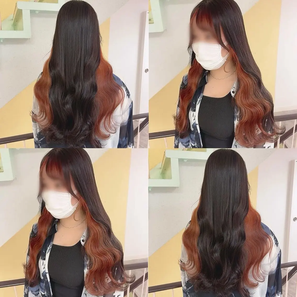 カラー ヘアカラー トリートメント 渋谷:インナーカラー /🍒エリカ🍒のヘアスタイル