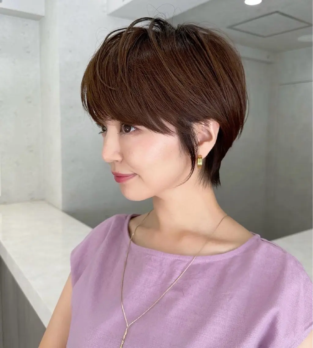 ショート 🫧似合わせショート イシダ🫧のヘアスタイル