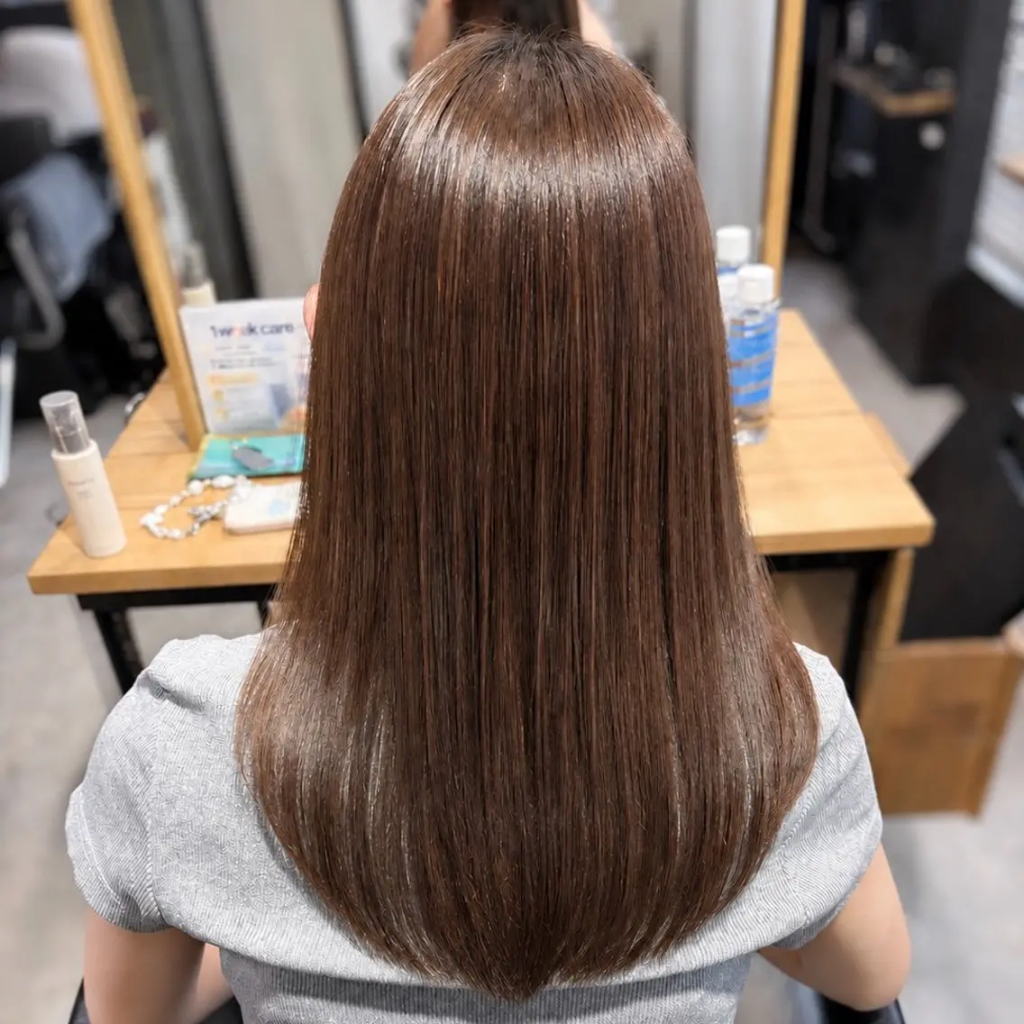 セミロング 髪質改善 髪質改善/扱いやすい カット/Renaのヘアスタイル