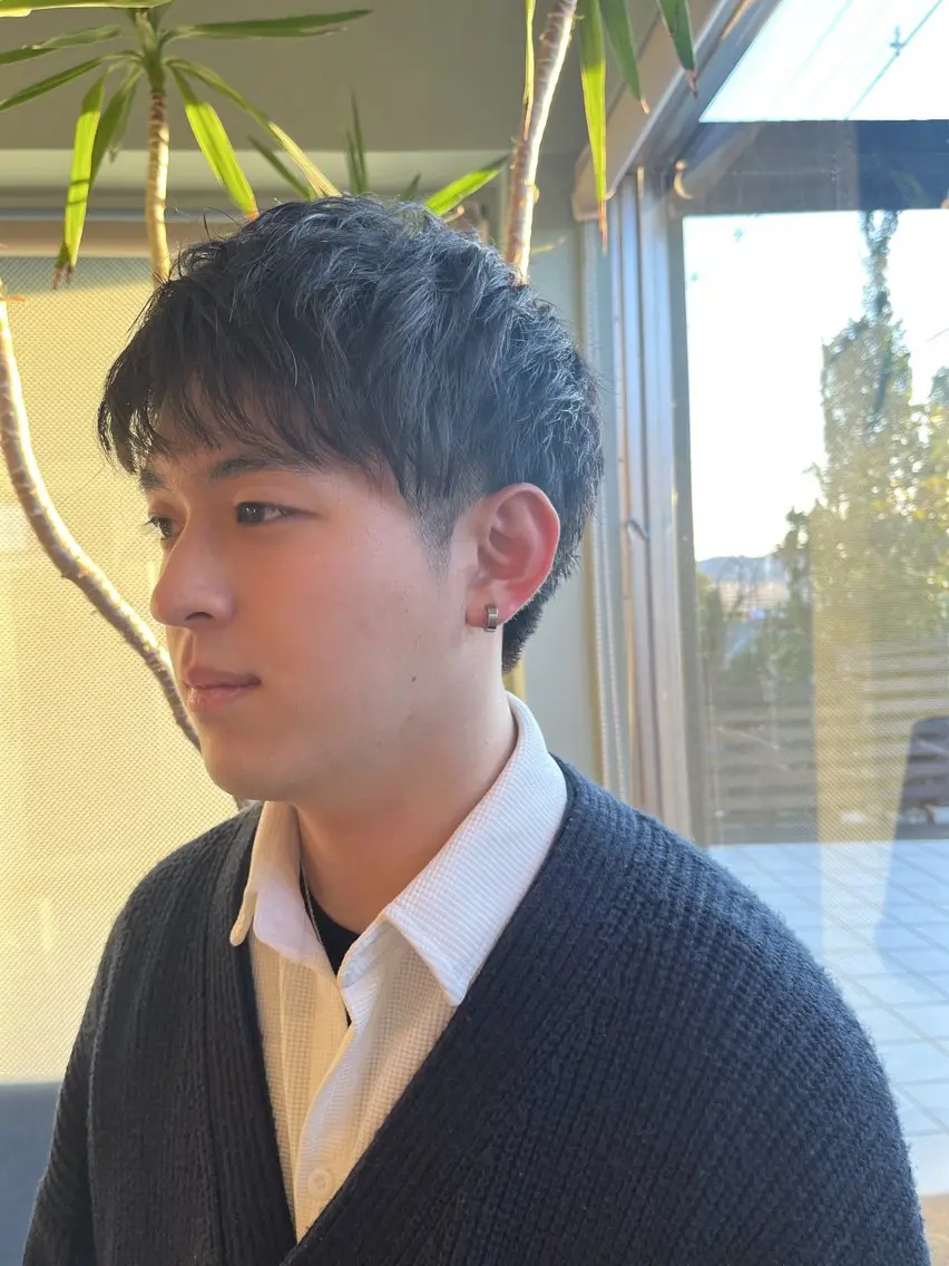 メンズ メンズパーマ TAKAHASHI REIKAのヘアスタイル