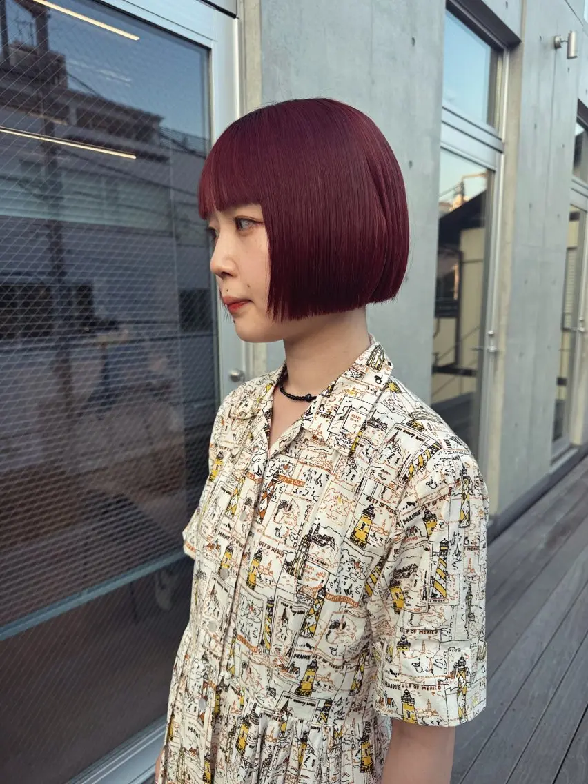 ショート ボブ カット ヘアカラー トリートメント 前田ジュン /ショート/似合わせのヘアスタイル
