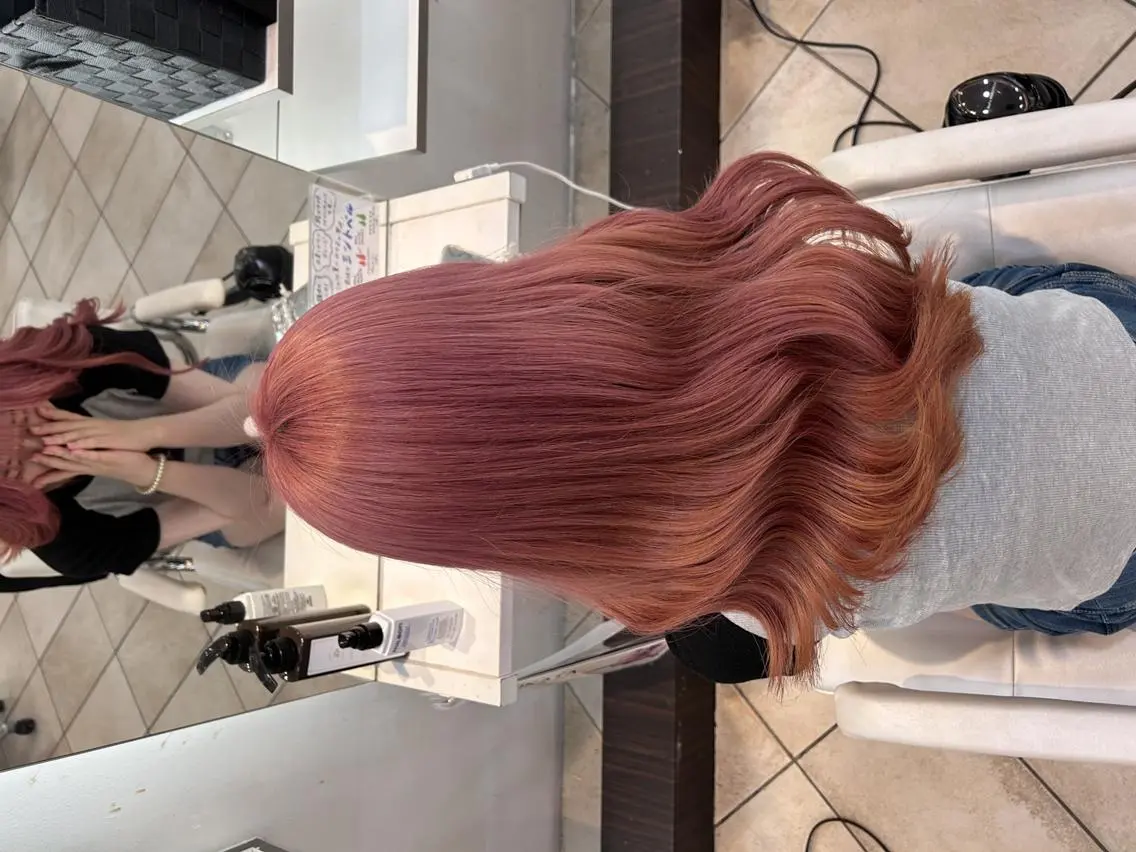 ロング カラー ヘアカラー MOKA🌼淵野辺 カラーモデル募集のヘアスタイル