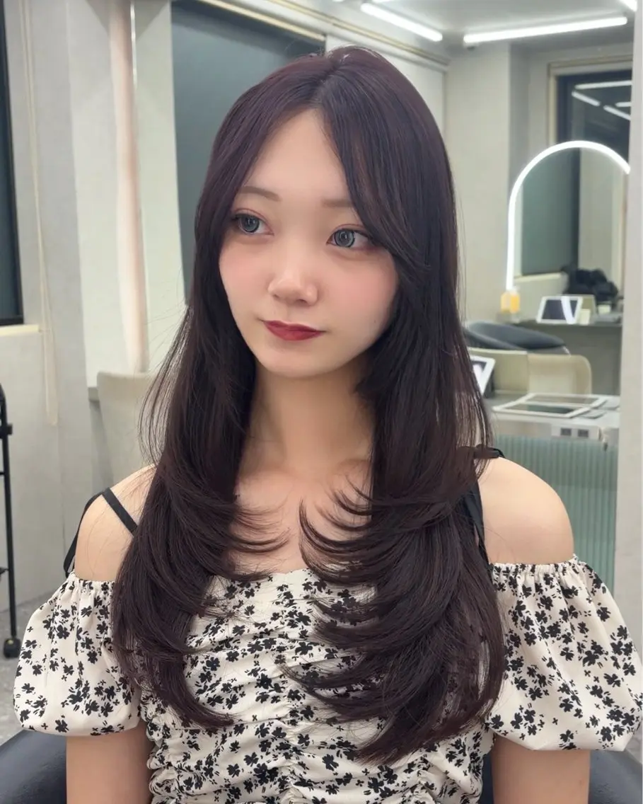 カラー ヘアカラー トリートメント ANRI🎀 福岡美容師/韓国🎀のヘアスタイル