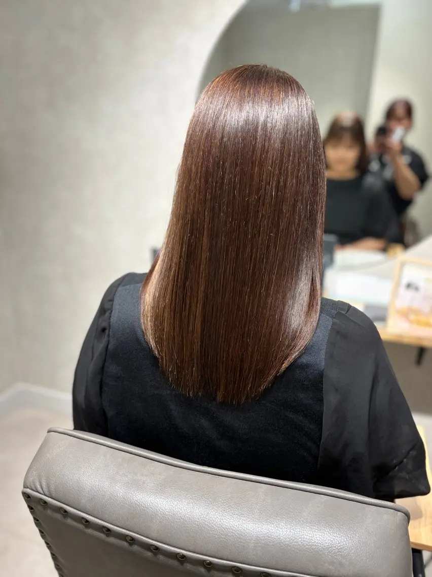 ミディアム 縮毛矯正 縮毛矯正 ✨NEW OPEN/ 美髪矯正/山田千里✨のヘアスタイル