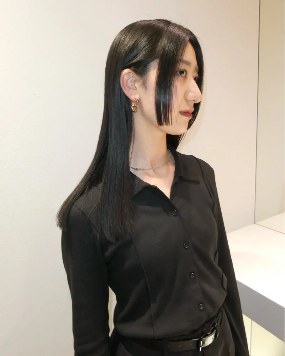 ロング 縮毛矯正 カット 縮毛矯正 トリートメント 佐野 えり奈のヘアスタイル