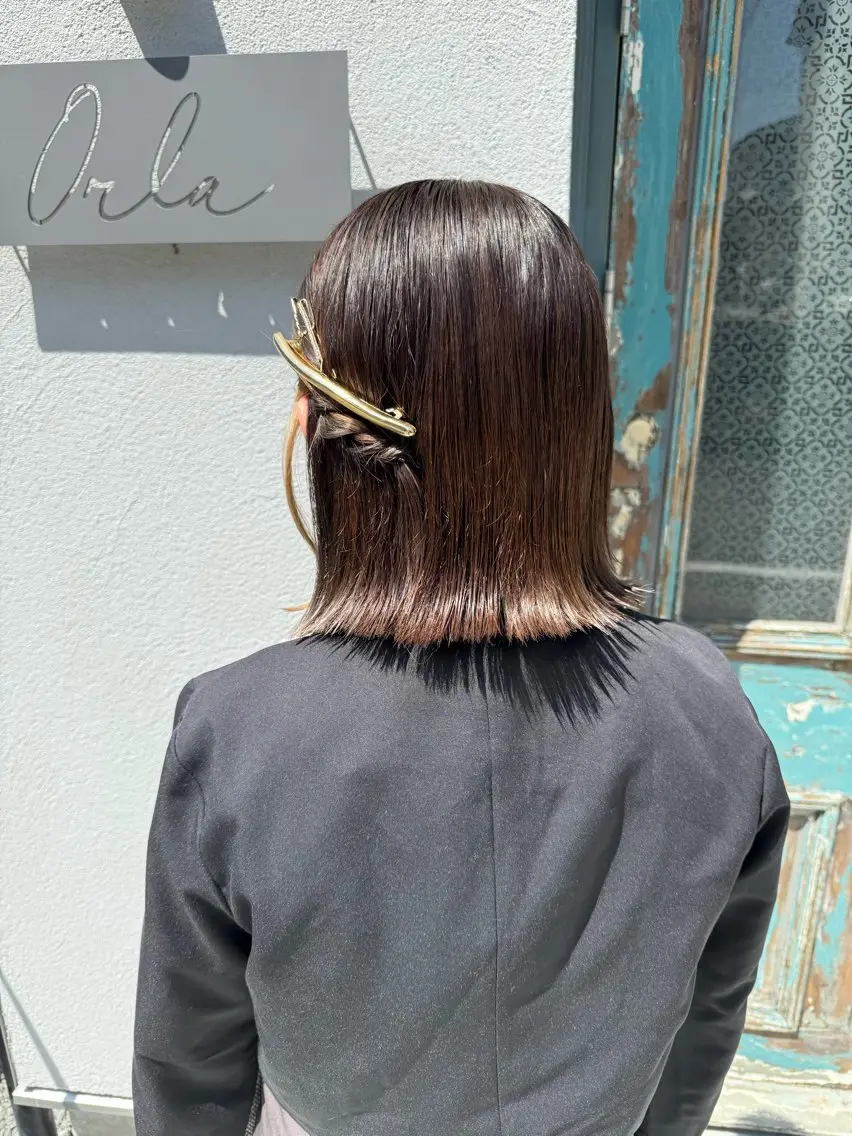 ミディアム ヘアアレンジ ヘアセット Orla 🌿chiekoの眉毛・アイブロウイメージ