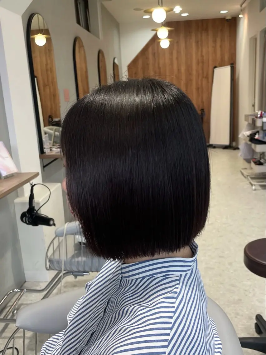 ショート カット ヘアカラー トリートメント ☁️横山 翔🫧のヘアスタイル