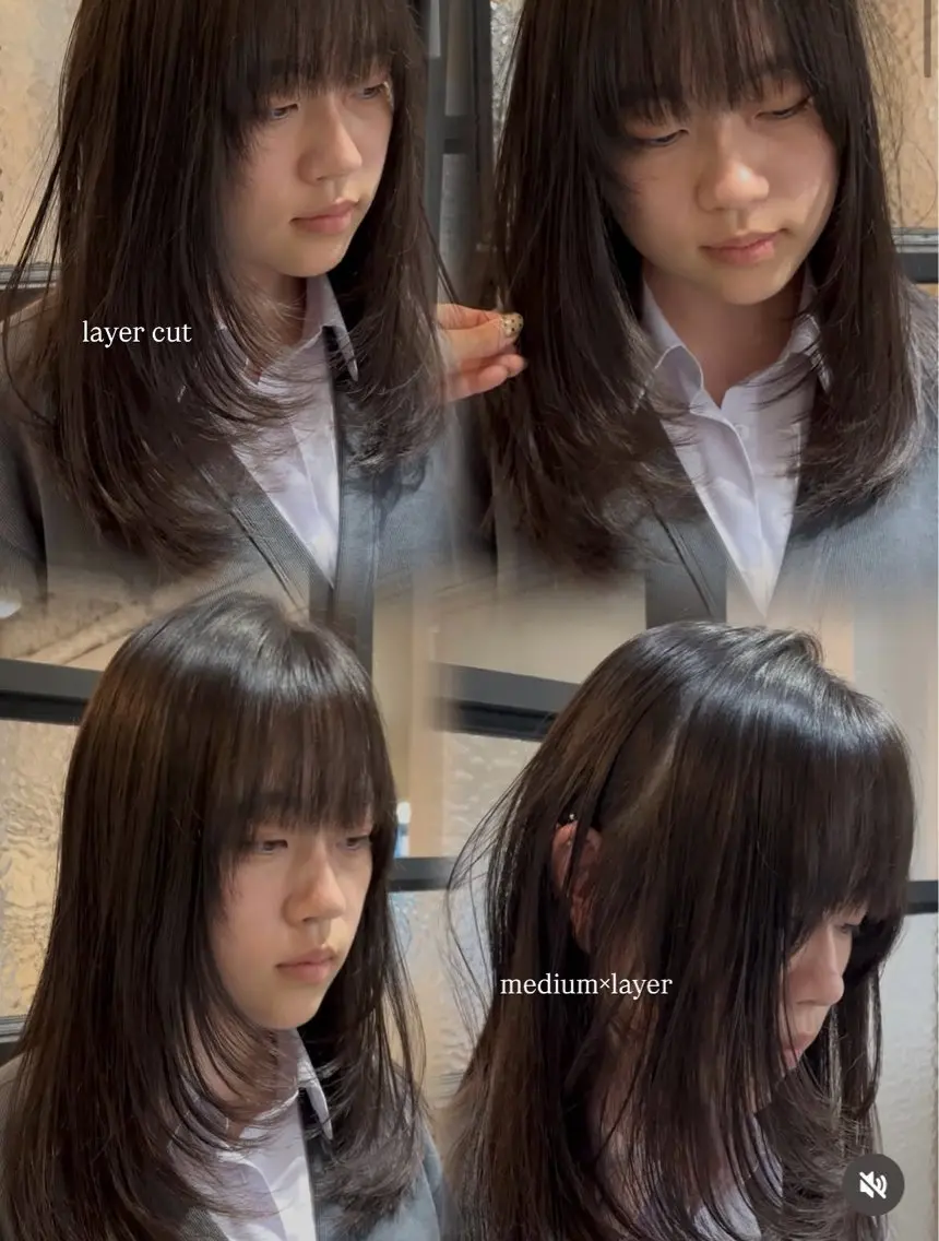 セミロング カット トリートメント 透明感&レイヤー 似合わせ🫧/なぎのヘアスタイル