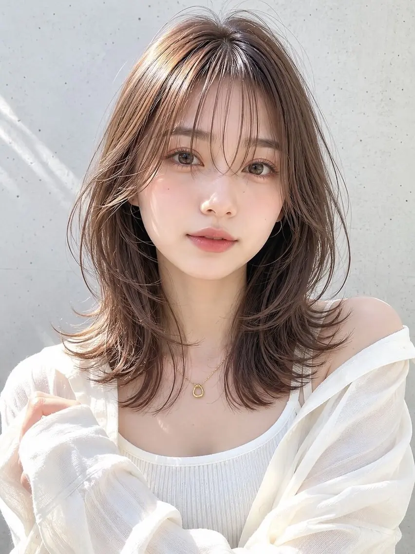 カラー ヘアカラー 本田 彩乃のヘアスタイル