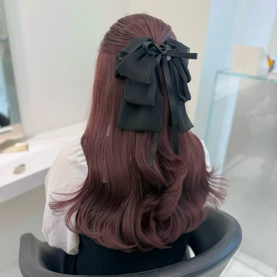 ロング カラー ブリーチ ブラウンカラー ブリーチなしカラー ピンクカラー ピンクブラウン ハイトーンカラー💞 くるみ🎀のヘアスタイル