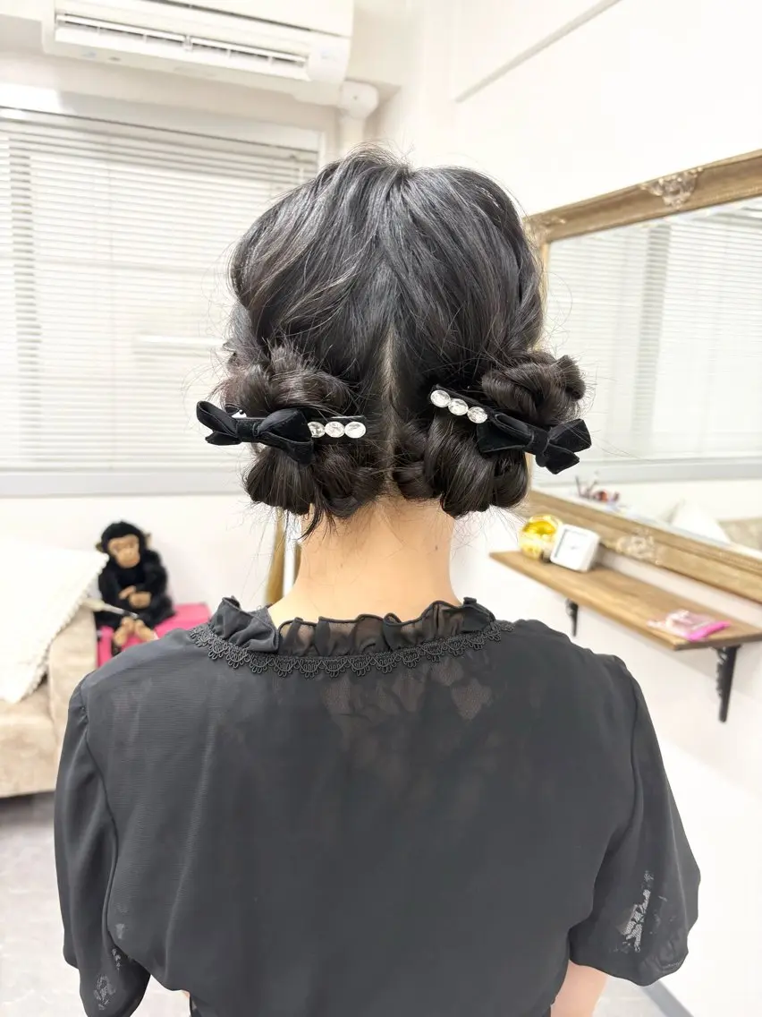 ヘアアレンジ ヘアセット ヘアサロン ミカヅキのヘアスタイル