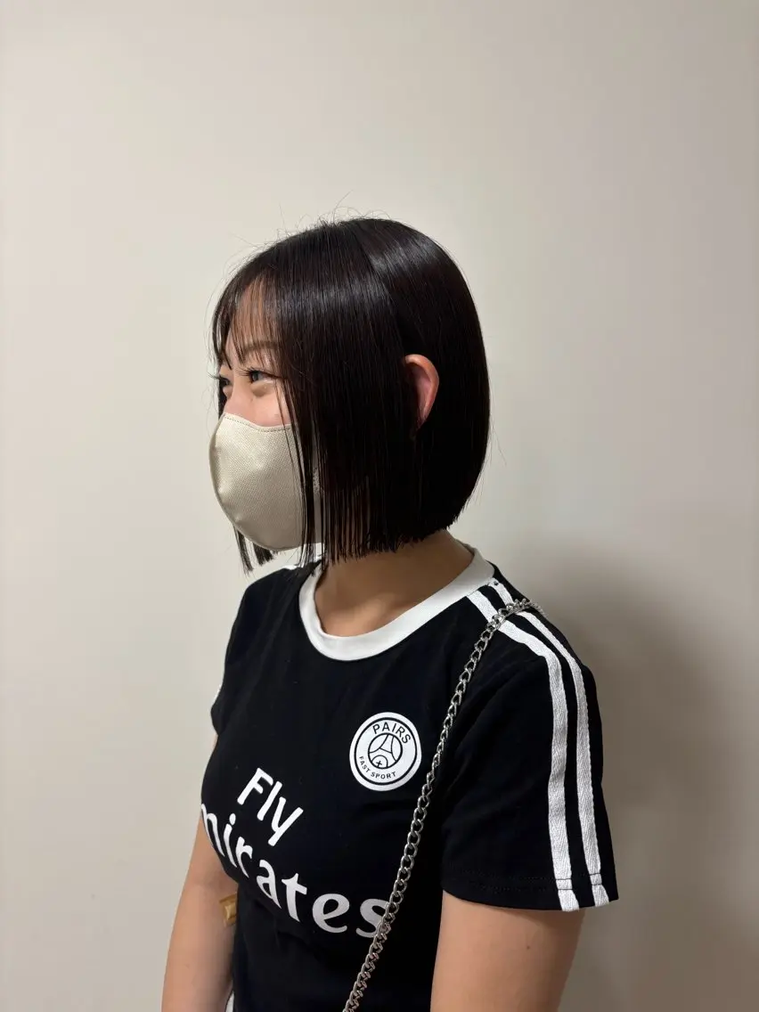 ショート ヘアカラー オオカメ ユヅキのヘアスタイル
