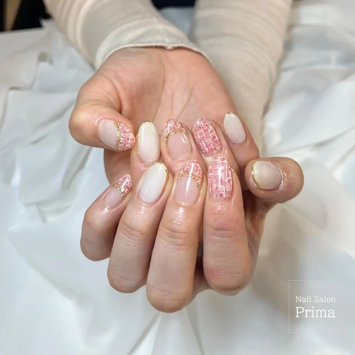 ミディアム ネイル SalonPrima 西院Nail&Eyeのネイルデザイン