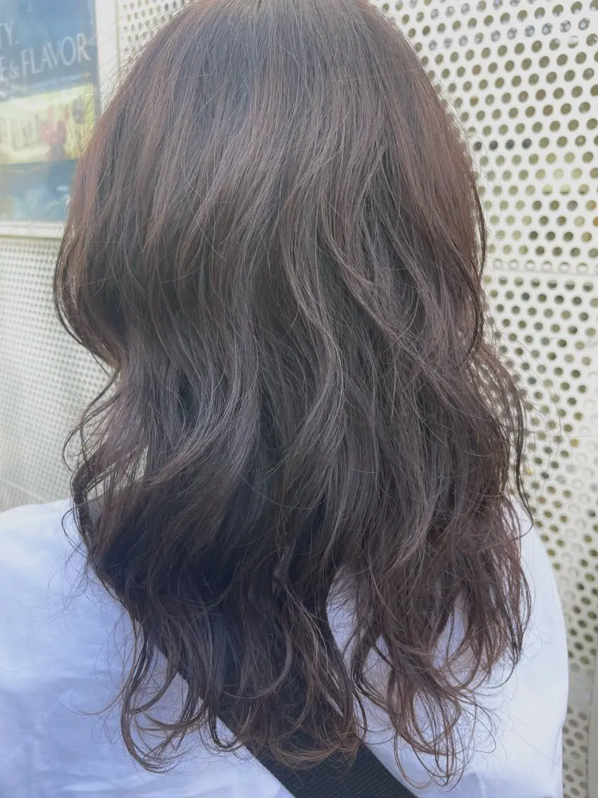 ロング カット ヘアカラー トリートメント 🦋NAKAMURA 🦋のヘアスタイル