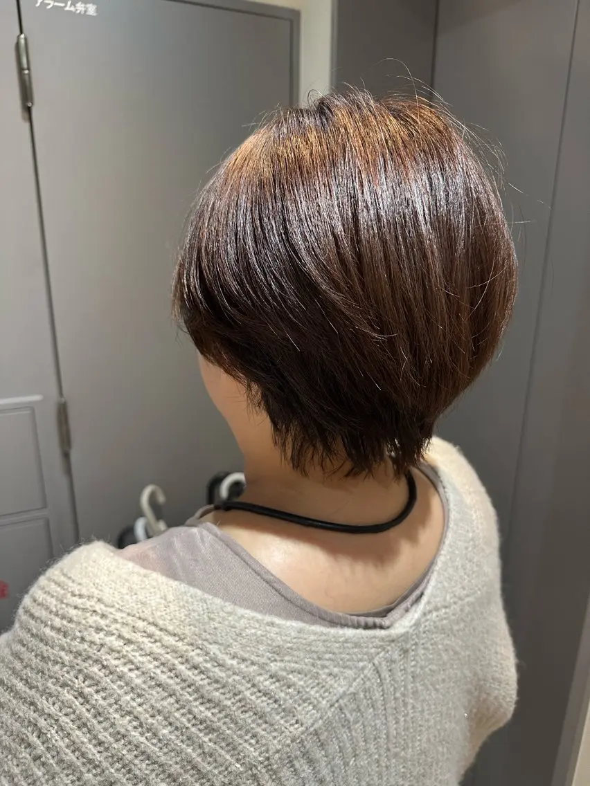 ショート カラー ショートボブ ボブ 似合わせカット ショートヘア 小顔カット 平日オススメ✨ コスパ&タイパ✨山下のヘアスタイル