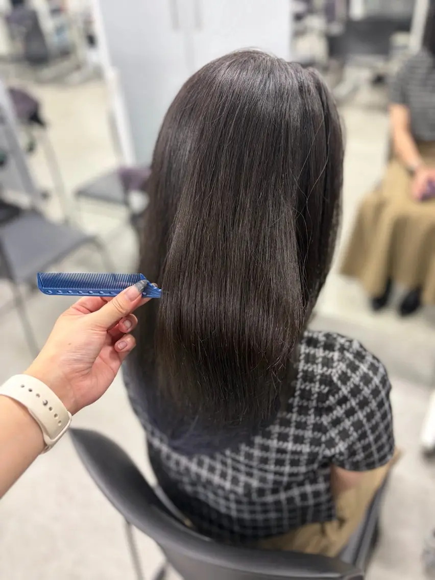 ロング カラー ヘアアレンジ ヘアカラー トリートメント さくら🍒 暖色カラー/髪質改善のヘアスタイル