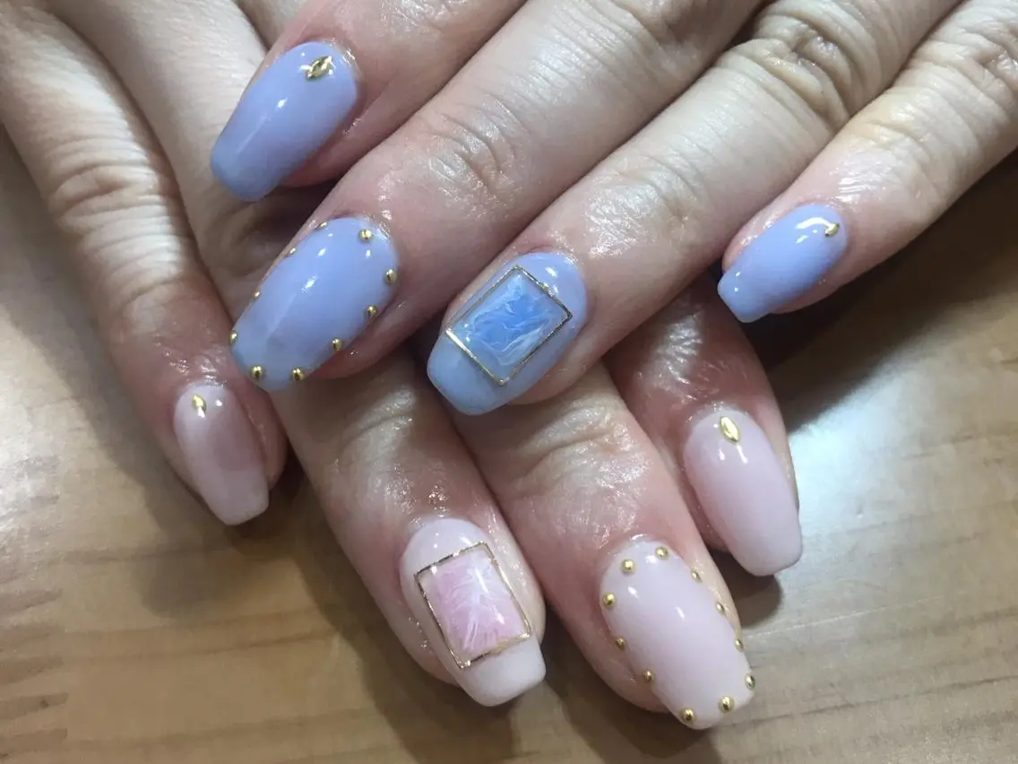 ネイル ニュアンスネイル ハンドネイル 中川 愛理のネイルデザイン