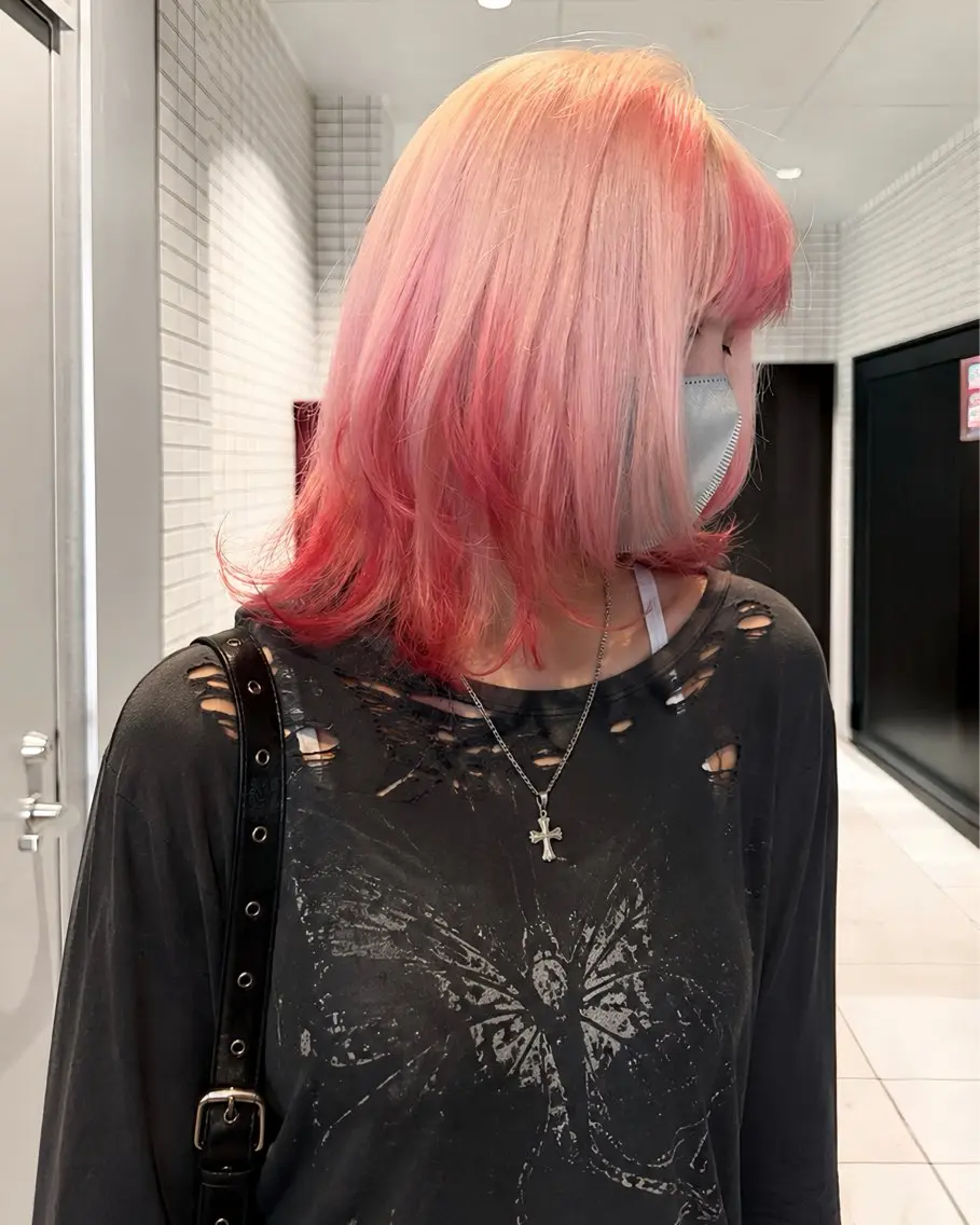 ロング カラー 🌙町田色落ち特化 🌙れいのヘアスタイル