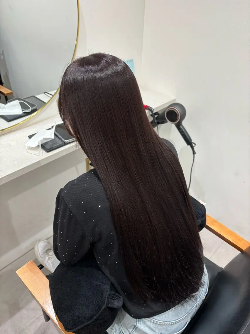 ロング カラー ヘアカラー 田中澪🩵ྀི /HUG横浜のヘアスタイル