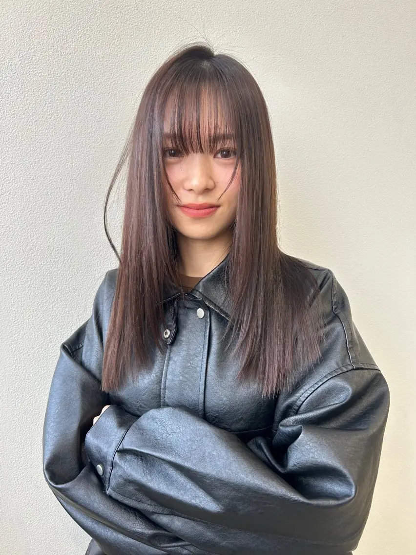 髪質改善ストレート + face cut ✂︎🫧の写真