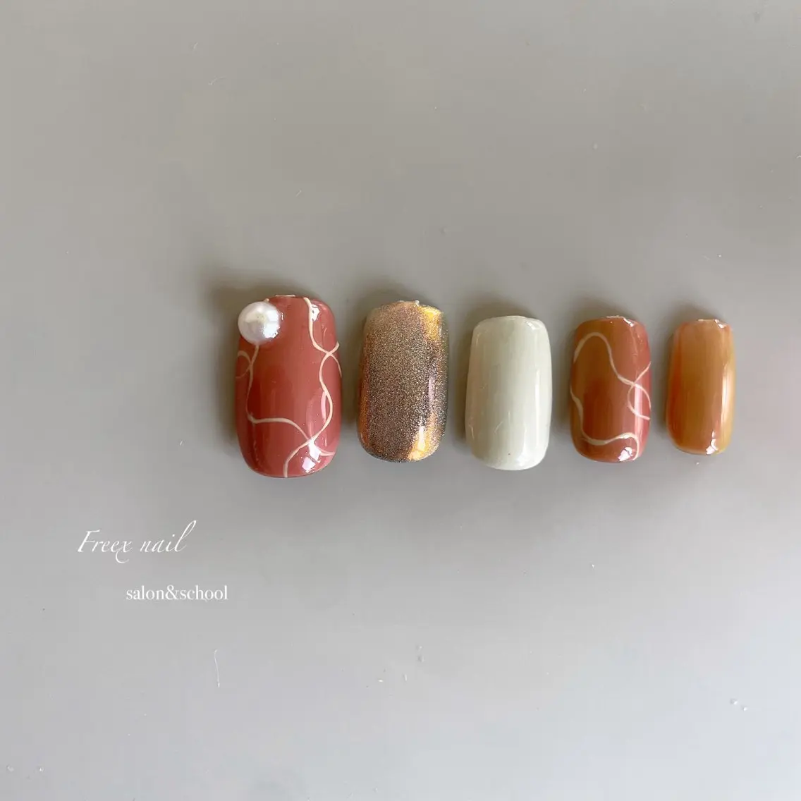 ネイル ハンドネイル ハンドケア freex nail /ニュアンス/個性派のネイルデザイン