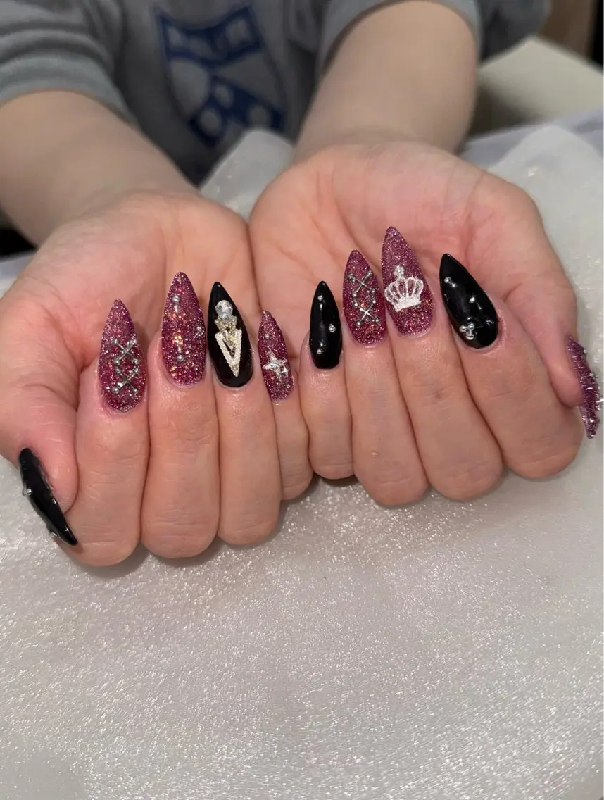 ネイル フラッシュネイル HARELU北名古屋 MIHANEのネイルデザイン