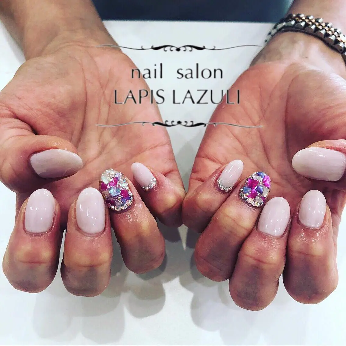 ネイル nail salon ラピスラズリのネイルデザイン